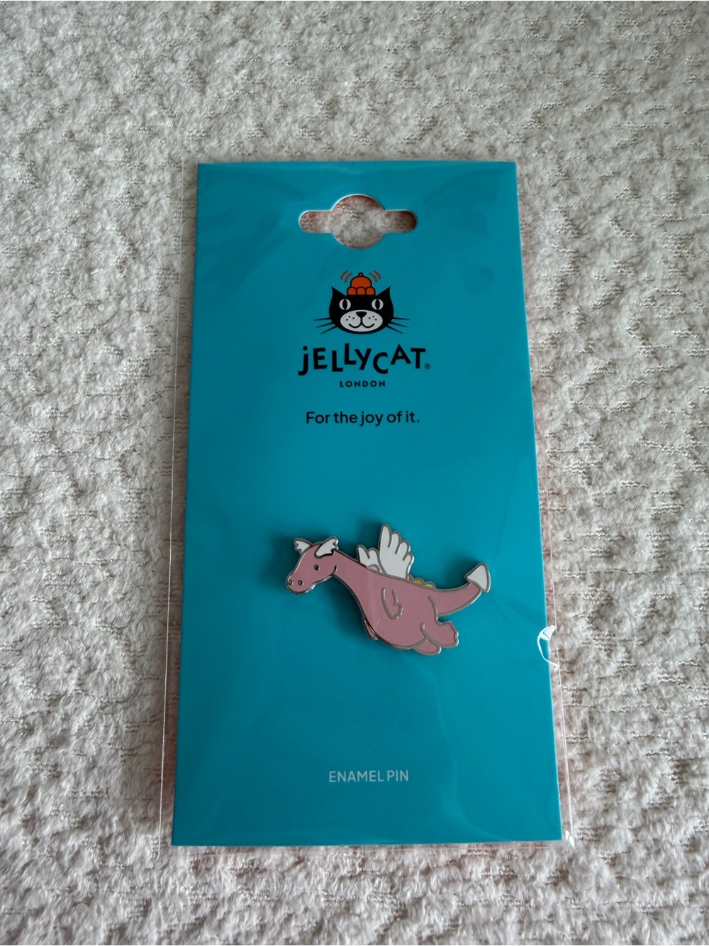 RARE Jellycat Duskrise Dragon Enamel Pin